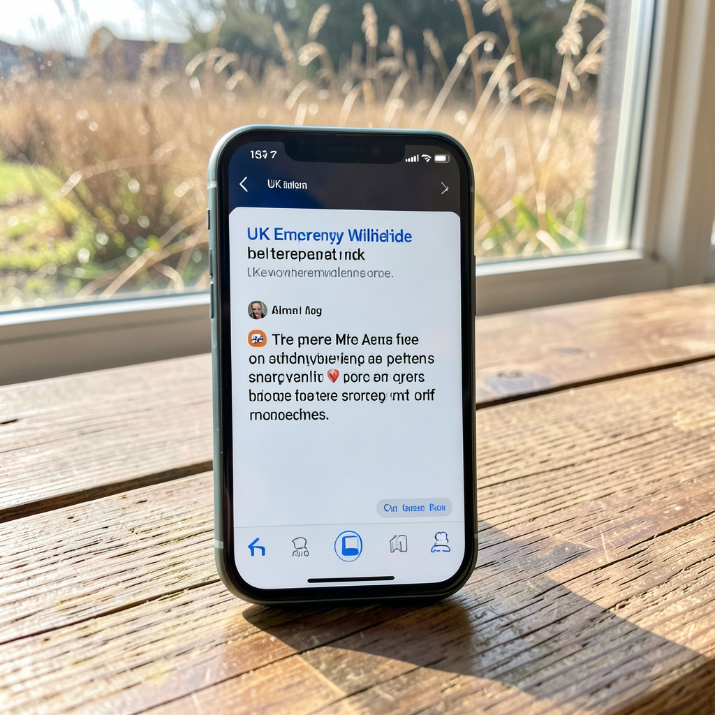 UK tests emergency alert system with wildfire warning to millions